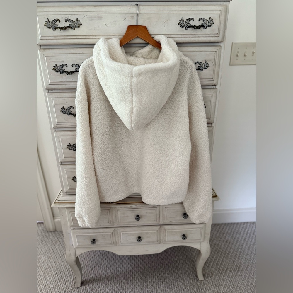Cozy Cream Hooded Women's Sweater